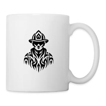 Feuerwehr Leidenschaft Beruf Feuerwehrmann - Tasse - Weiß - Rechts