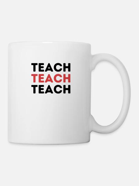 Enseignement design teach - Mug blanc - blanc