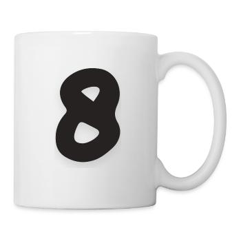 8 - Tasse - Weiß - Rechts