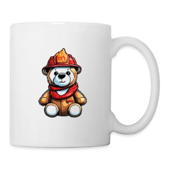 Teddybär / Kuscheltier / Stofftier / Geschenkidee - Tasse - Weiß - Rechts
