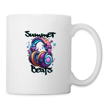 Casque / Audio / Musique / Son / Cool - Mug blanc - blanc - Droite