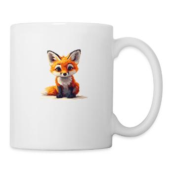 Baby-Fuchs - Tasse - Weiß - Rechts