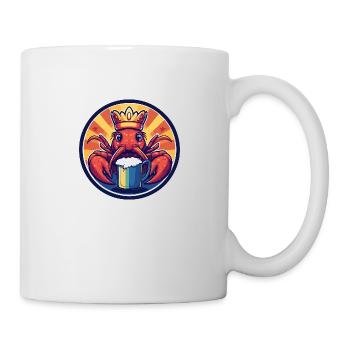 Bière de crabe de homard - Mug blanc - blanc - Droite