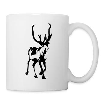 Elch - Tasse - Weiß - Rechts