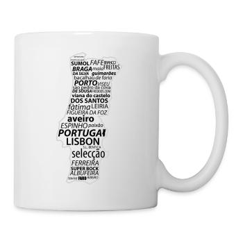 Portugal_Word - Mug blanc - blanc - Droite
