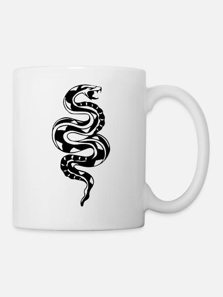 snake - Tasse - Weiß