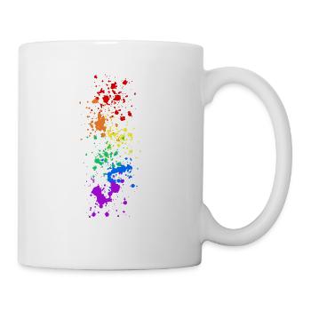 Gay Colour Splash - Tasse - Weiß - Rechts
