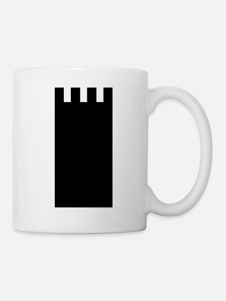 turm - Tasse - Weiß