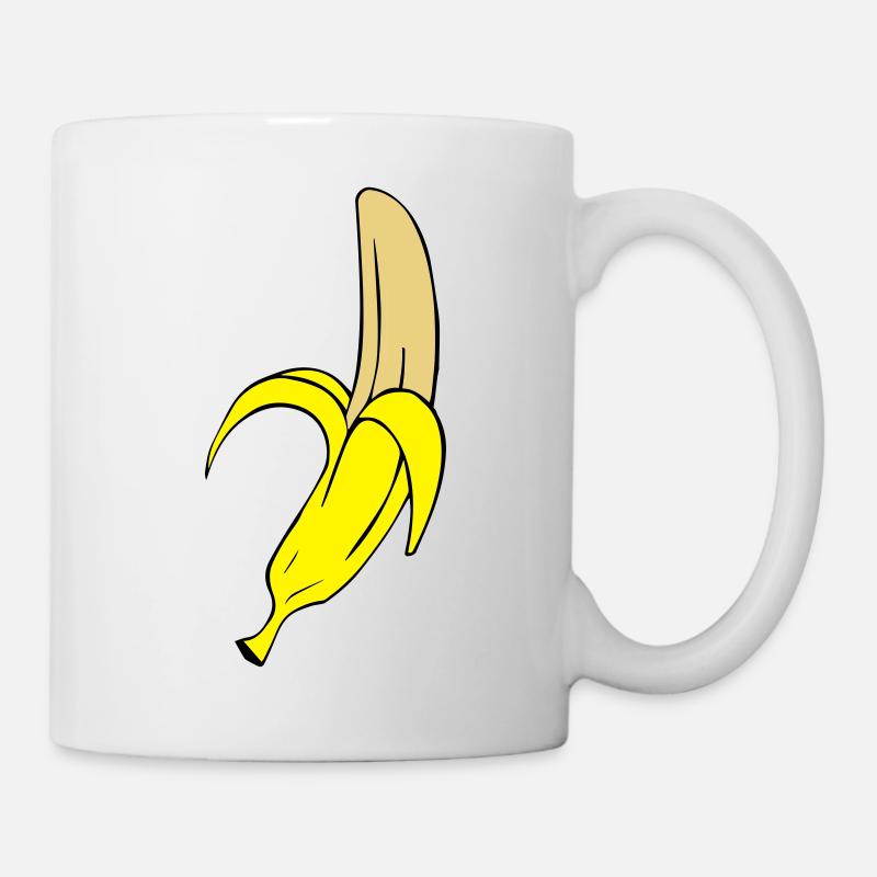 banana - Tasse - Weiß