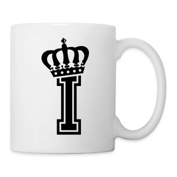 Buchstabe I - Tasse - Weiß - Rechts