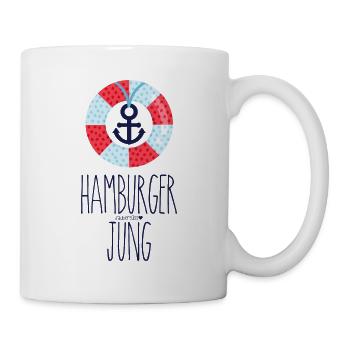 Hamburger Jung - Tasse - Weiß - Rechts