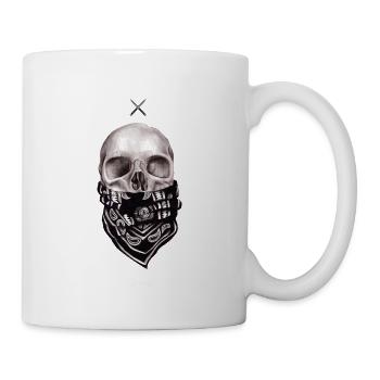 vida loca skull - Mug blanc - blanc - Droite