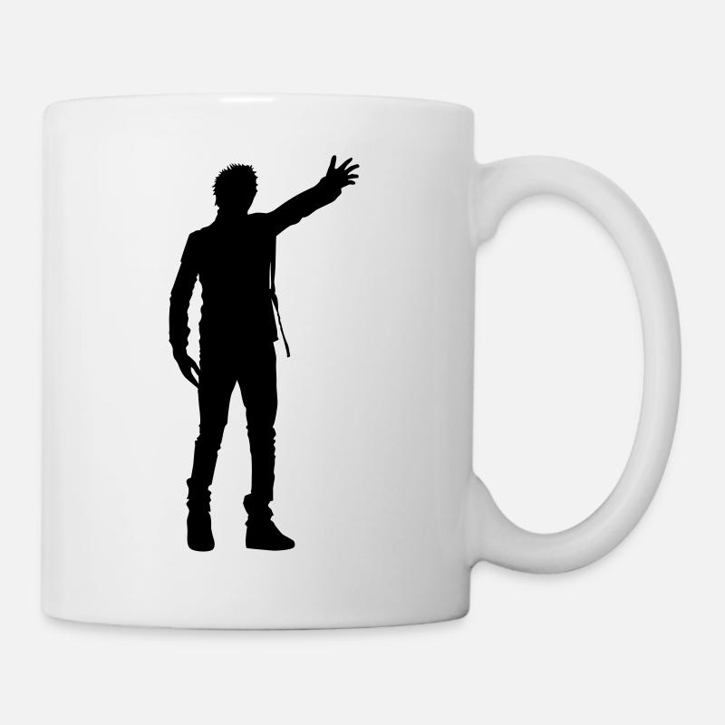 Man body Silhouette vector design - Mug - white