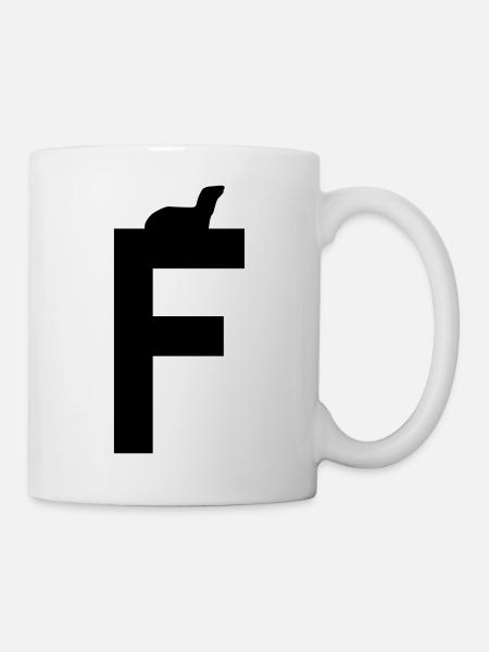 F furet/fouine - Mug blanc - blanc