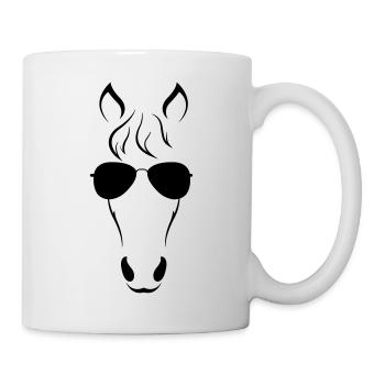 cool horse - Mug - white - Right