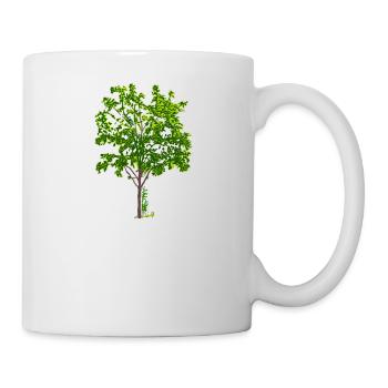 Baum - Tasse - Weiß - Rechts