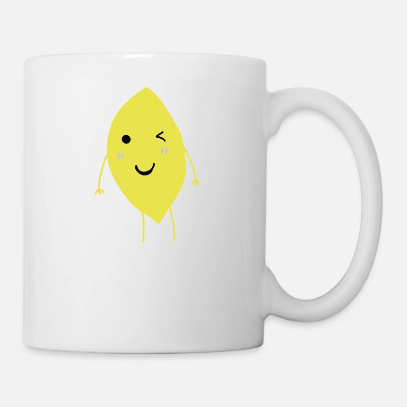 Winking Lemon - Mug blanc - blanc