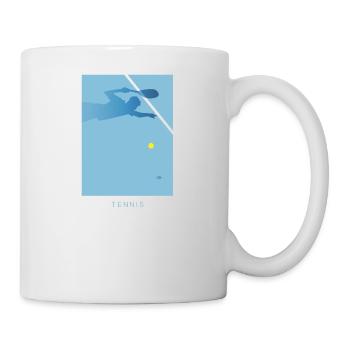 Tennis Art - Mug blanc - blanc - Droite
