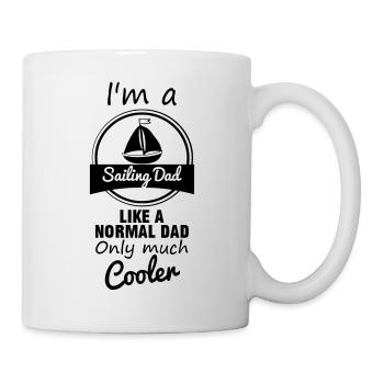 Sailing Dad Captain Daddy Father - Mug - white - Right