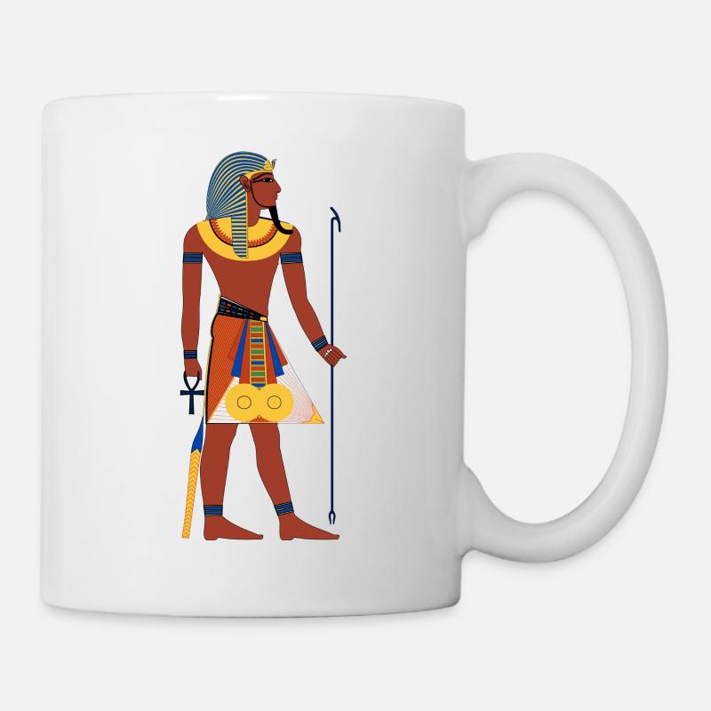 Ägyptischer Pharao - Tasse - Weiß