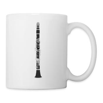 Clarinette - Mug blanc - blanc - Droite