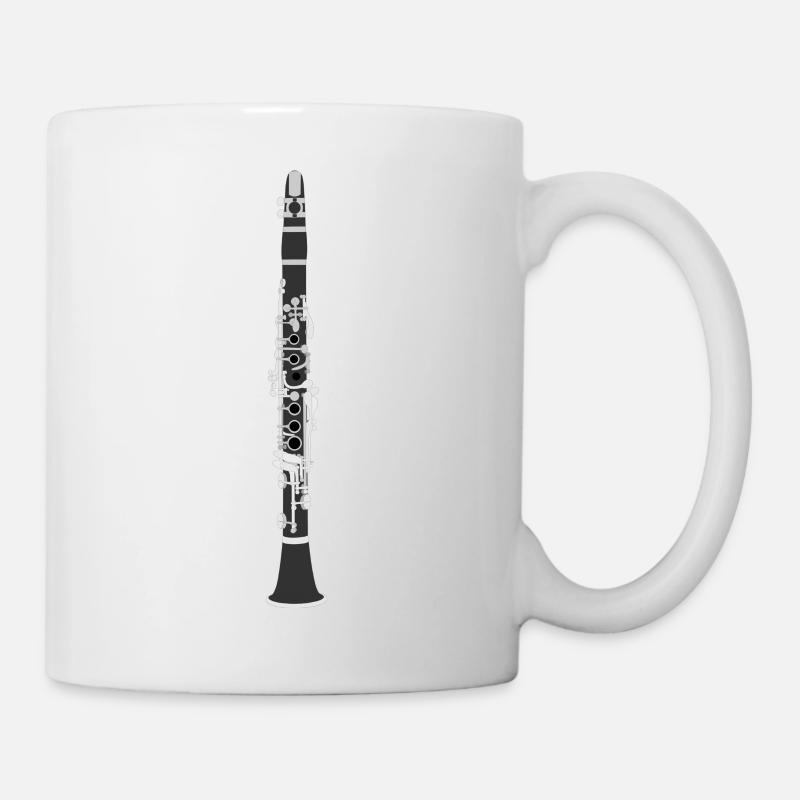 Klarinette - Tasse - Weiß