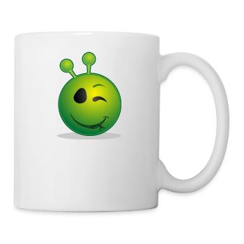 Emoji - Tasse - Weiß - Rechts