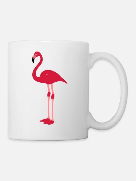 Flamingo - Tasse - Weiß