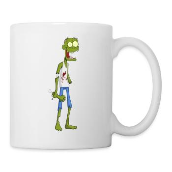 Zombie - Tasse - Weiß - Rechts