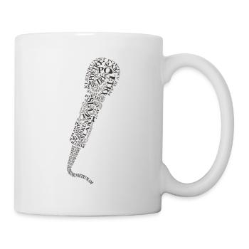 Poetry Slam Mic - Tasse - Weiß - Rechts