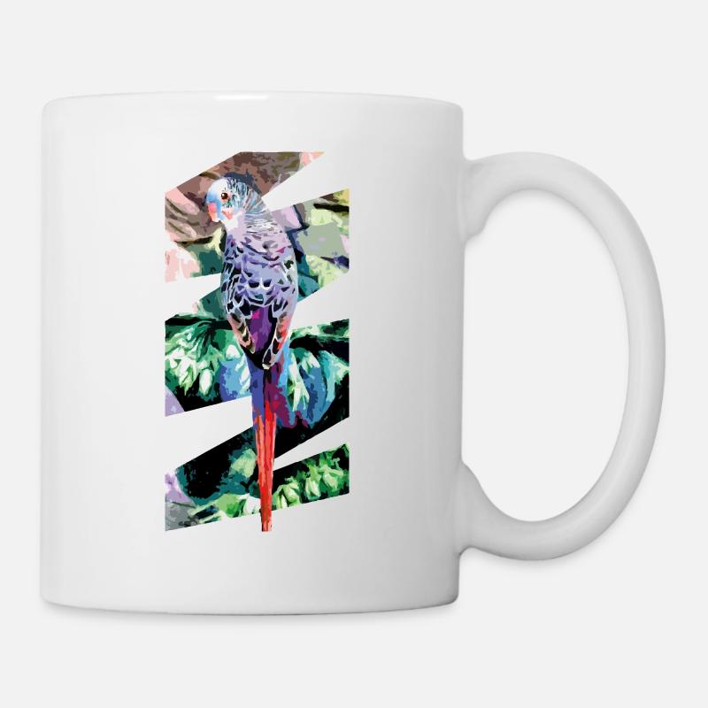 budgerigar - Mug - white
