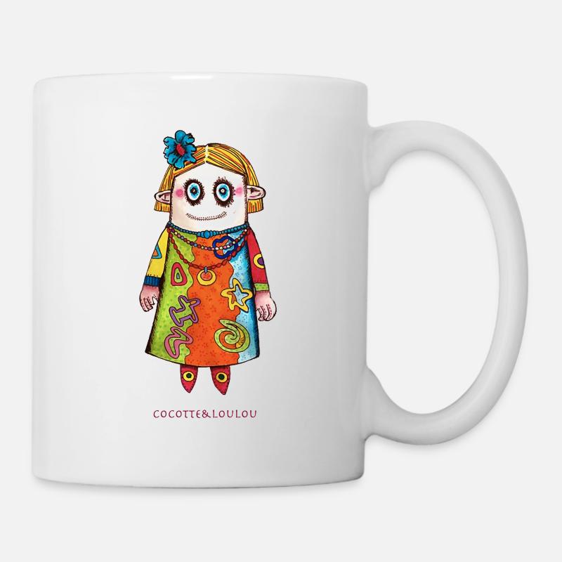 Vauda die Puppe - Tasse - Weiß