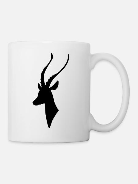 Antilope - Tasse - Weiß