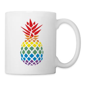Einfach gute Ananas - Tasse - Weiß - Rechts