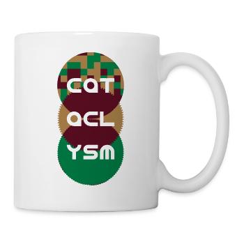 Cataclysm Abstrakt Zahnräder Geschenk Motiv - Tasse - Weiß - Rechts