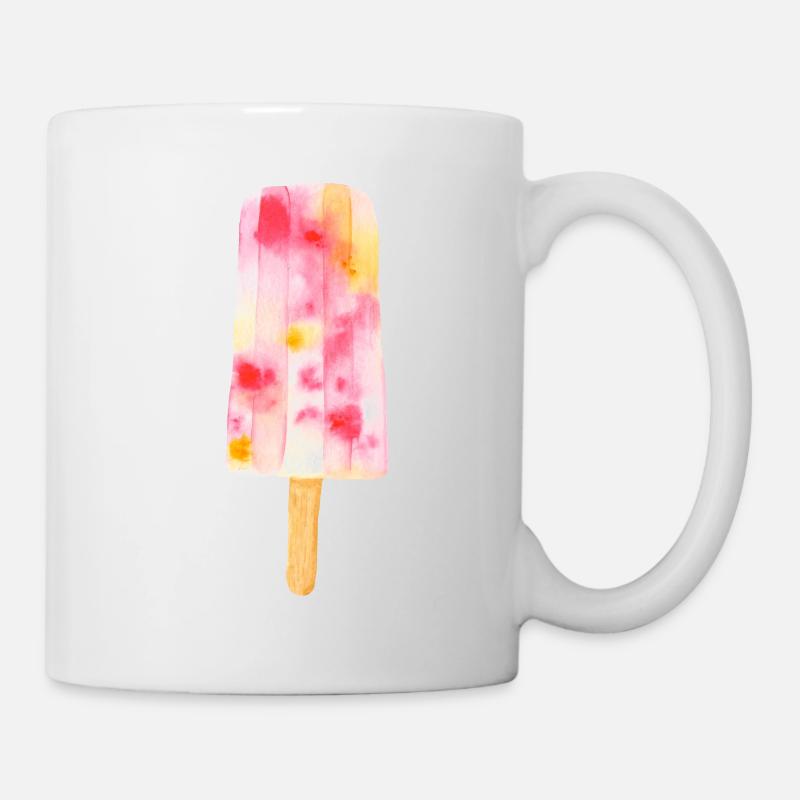 Eiscreme - Tasse - Weiß
