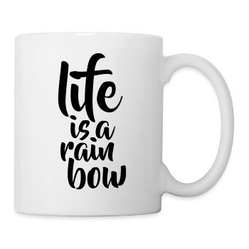 life is a rainbow - Mug - white - Right