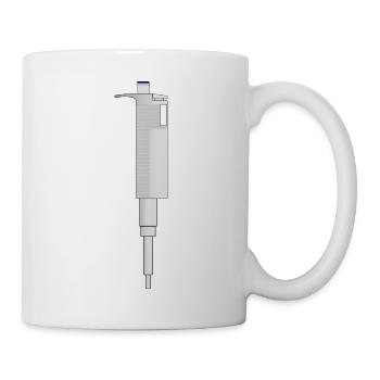 pipette - Mug blanc - blanc - Droite