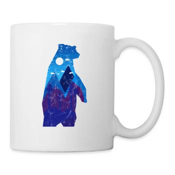 Baer Nature Forest Abstract Vintage - Mug - white - Right