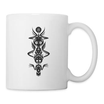 Totem skull 23 - Mug blanc - blanc - Droite