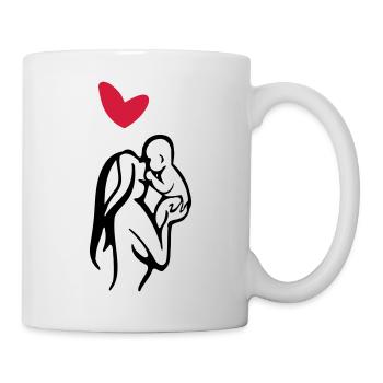 mama baby love - Mug - white - Right