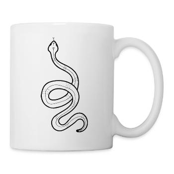 serpent - Mug blanc - blanc - Droite