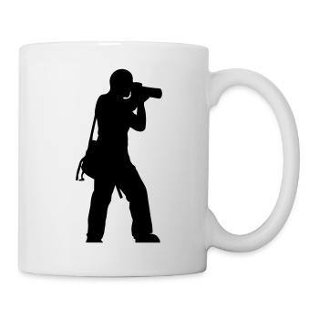 photographer - Mug blanc - blanc - Droite
