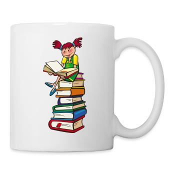 Learning girl - Mug - white - Right
