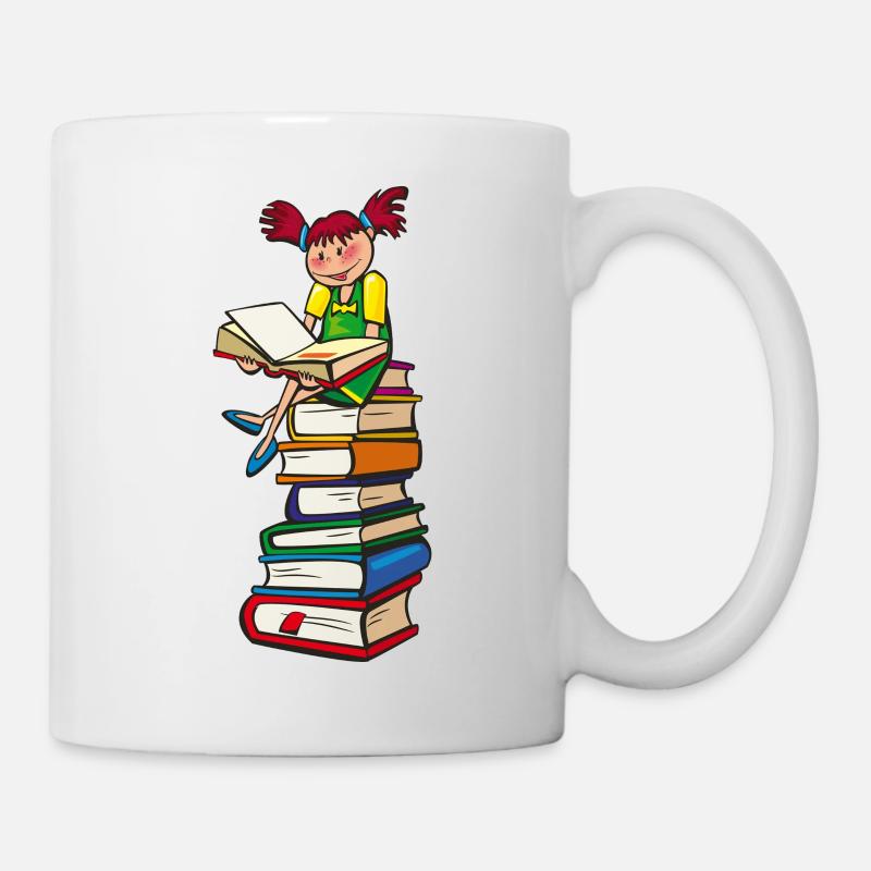 Fille d'apprentissage - Mug blanc - blanc