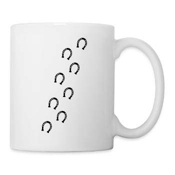 pferde_hufe_pfote__f1 - Mug blanc - blanc - Droite