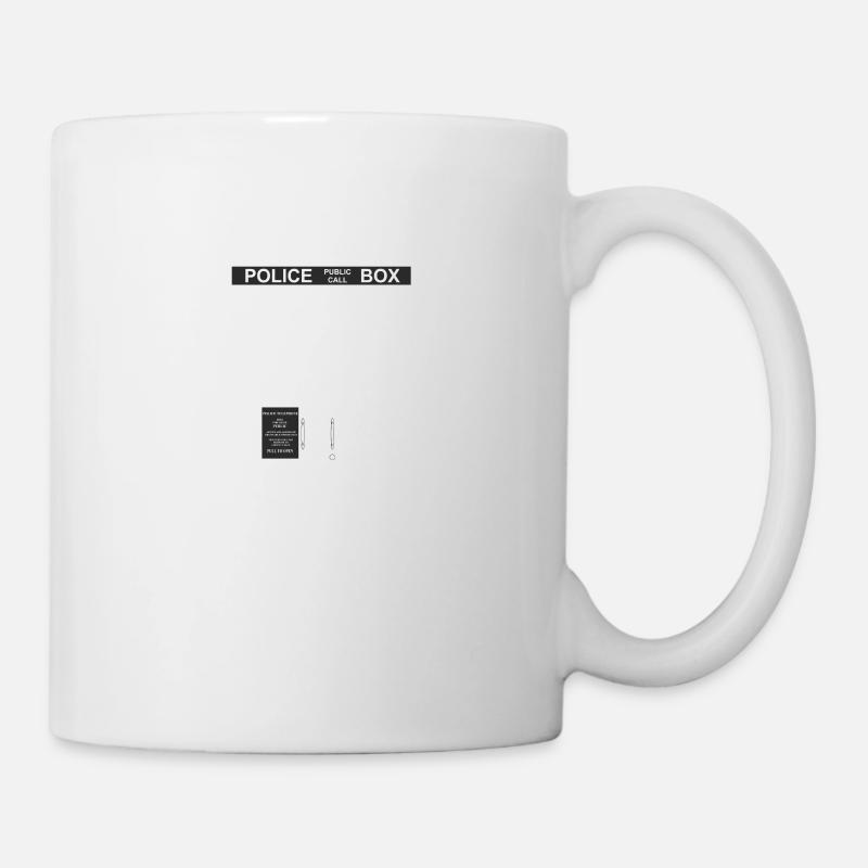 Police Call Box - Mug - white