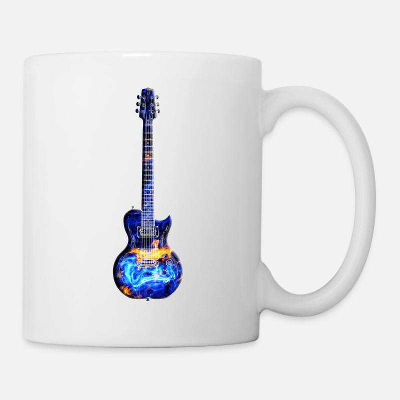 Blues Electric Guitar "Universe" - Mug - white