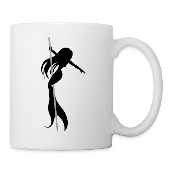 Pole Dance Nixe - Tasse - Weiß - Rechts