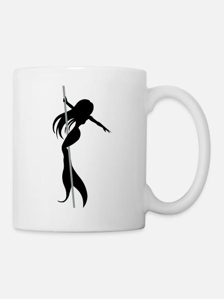 Pole Dance Nixe - Tasse - Weiß